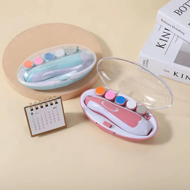 Multifunctional Baby Nail Trimmer 6 in 1 Nail Electric Nail Sharpener Nursing Baby Nail Sharpener Kids Nail Sharpener