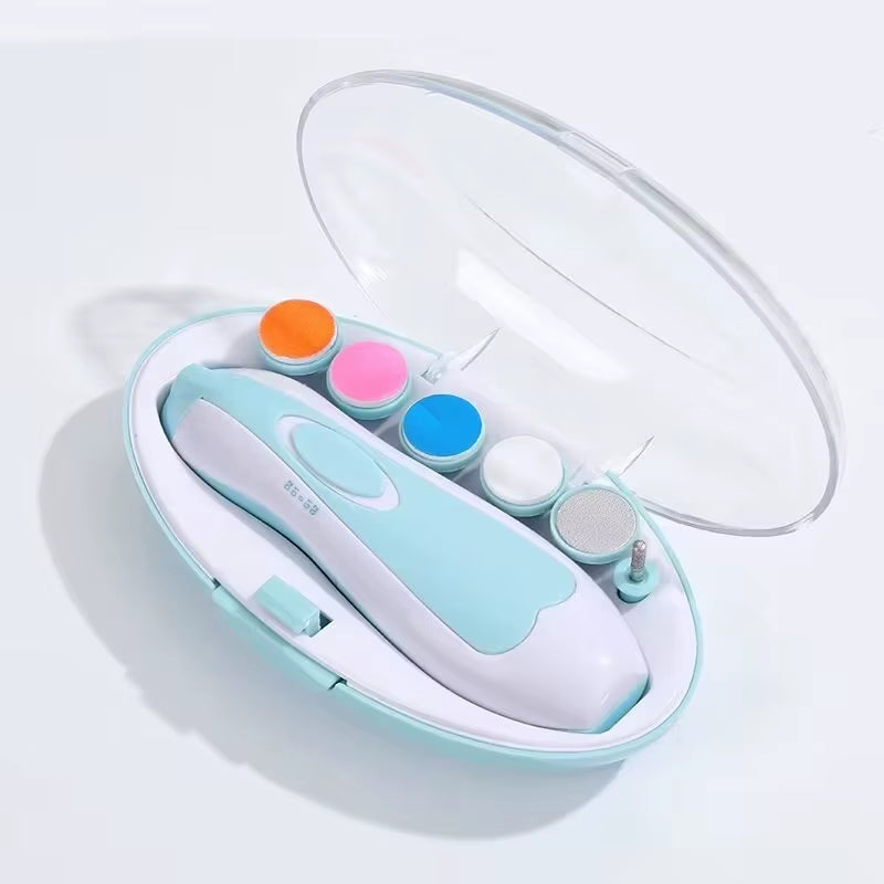 Multifunctional Baby Nail Trimmer 6 in 1 Nail Electric Nail Sharpener Nursing Baby Nail Sharpener Kids Nail Sharpener